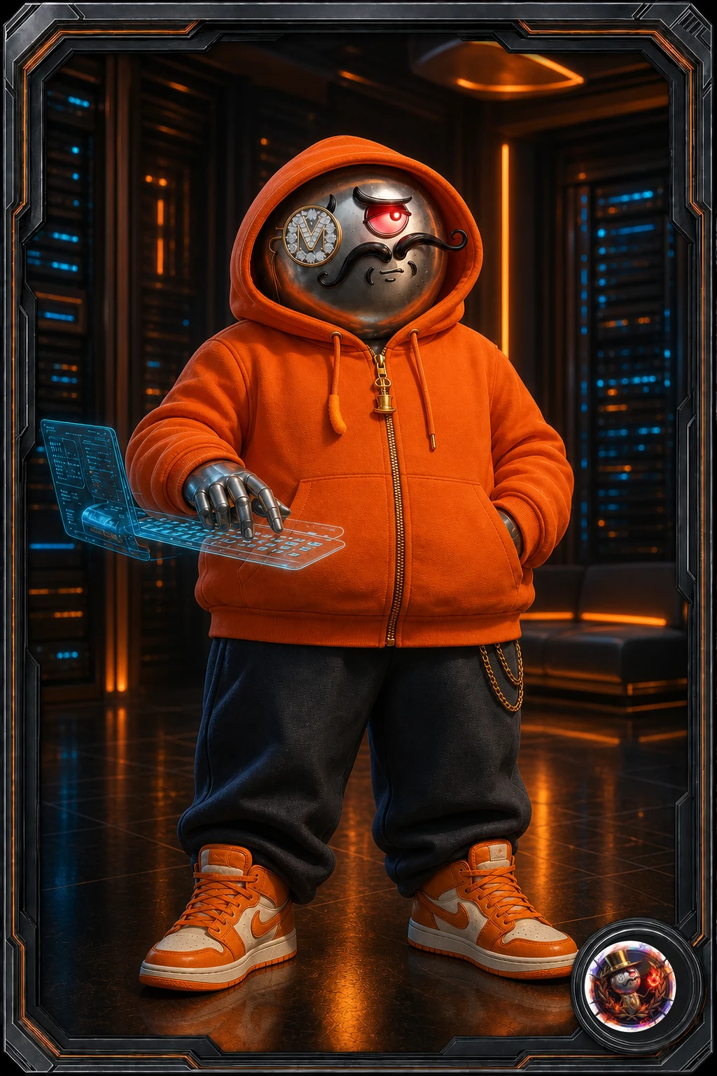 Tangerine Keysmith 原創 3D 黑客收藏卡